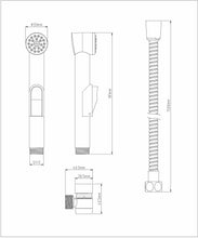 Carica l&#39;immagine nel visualizzatore di Gallery, Kit completo spruzzatore per lavabo, Ideale per lavare capelli, tubo da 150 cm