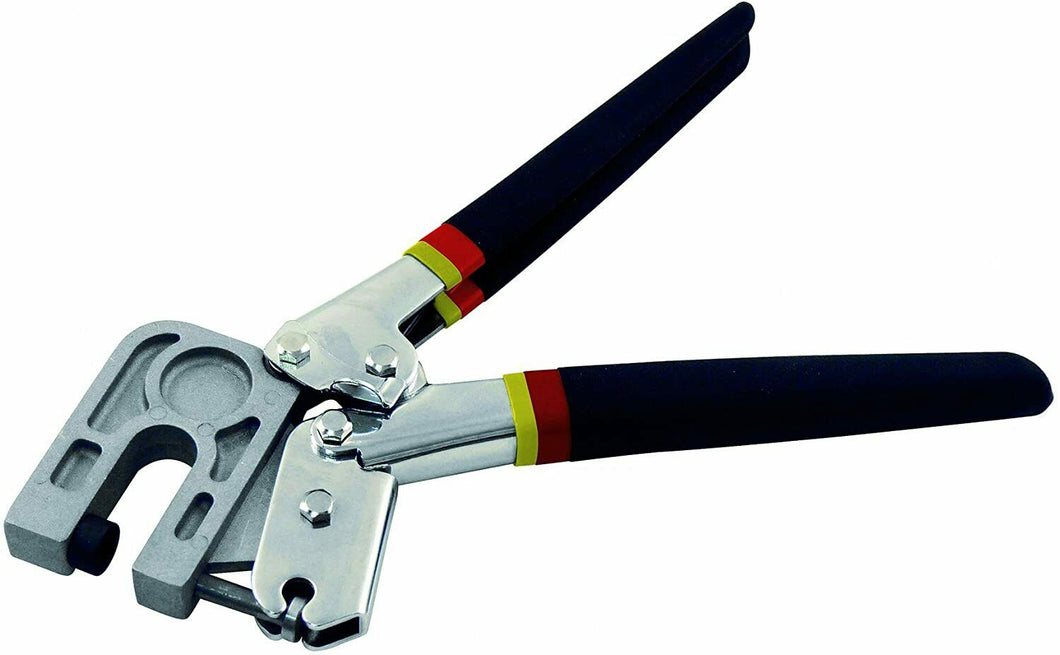 Pinza punzonatrice per raccordare i profili metallici - pannelli in cartongesso