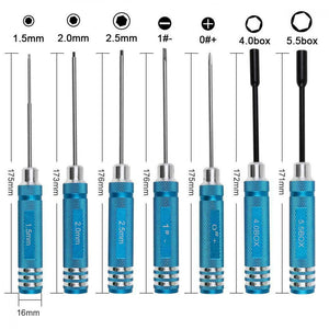 10 in 1 Kit di strumenti RC Cacciaviti esagonali Set 10 1