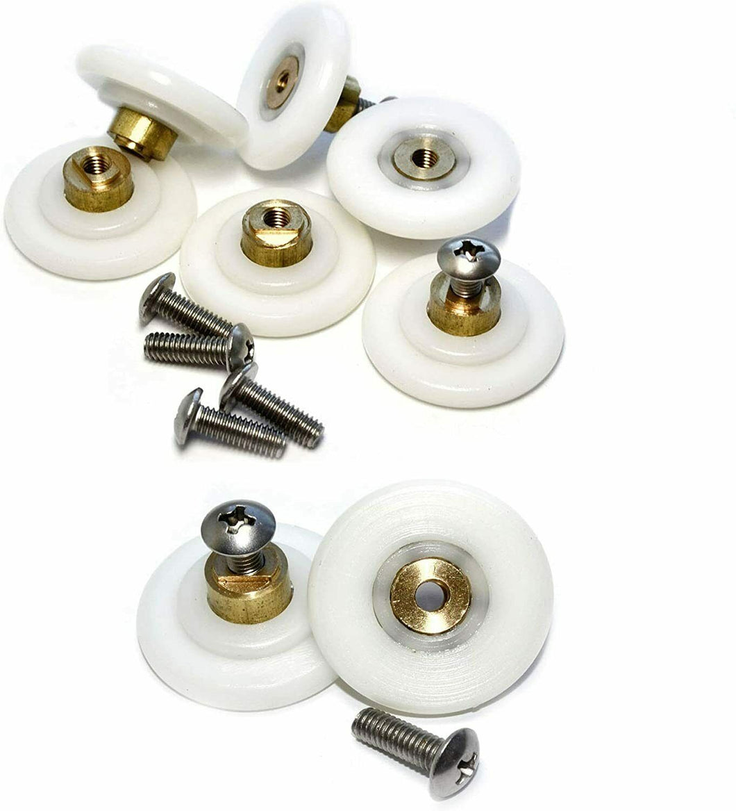 Rolli Cuscinetti Box Doccia Ricambio Ottone Rullo Runner 26mm Rulli HS041 8 Pz