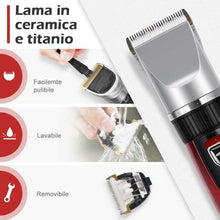 Carica l&#39;immagine nel visualizzatore di Gallery, GHB Tagliacapelli Elettrico Rasoio Set Clipper Capelli, Regolabarba Trimmer...