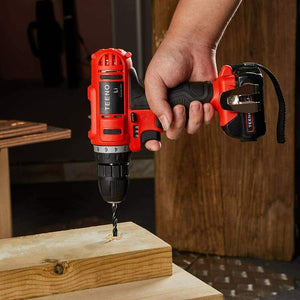 TEENO Avvitatore a Batteria 21V, 2 Velocità Trapano a Batteria, 2 Batterie...