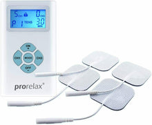 Carica l'immagine nel visualizzatore di Gallery, prorelax TENS+EMS Duo - Dispositivo elettrostimolatore, 2 terapie Bianco/Blu