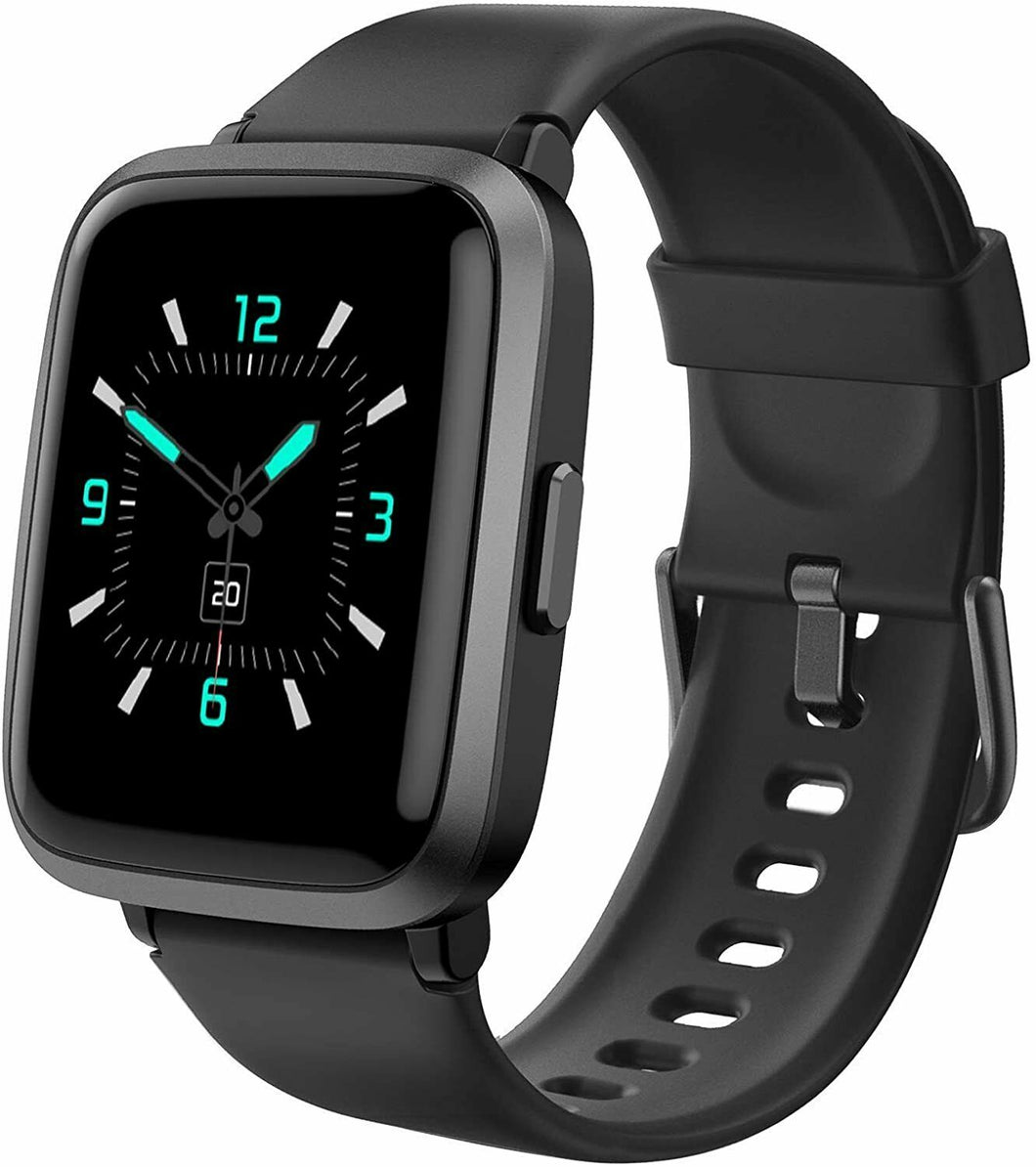 AIKELA Smartwatch, Orologio Fitness con Saturimetro (SpO2)/Misuratore nero
