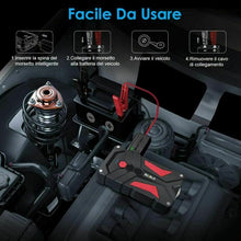 Carica l'immagine nel visualizzatore di Gallery, BIUBLE Avviatore Batteria Auto, 1000A 12800mAh Portatile Emergenza...