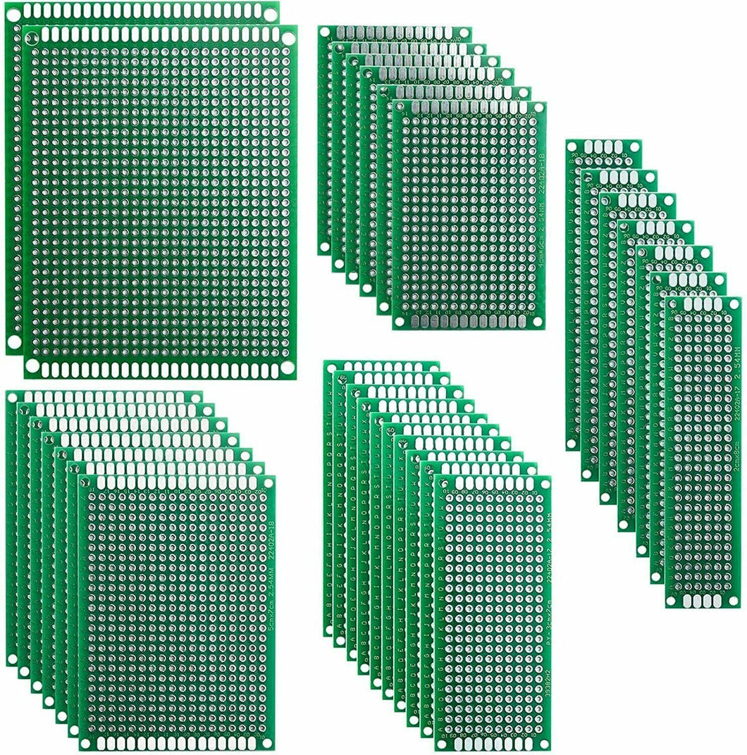 10 Basette Millefori 7x9cm Per Circuiti Stampati - Fori 1.2mm, Passo 2.54mm, Per Prototipazione - Foto 6