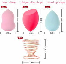 Carica l'immagine nel visualizzatore di Gallery, Spugnette Make up per Fondotinta,Beauty Sponge Blender,Spugnette Trucco...