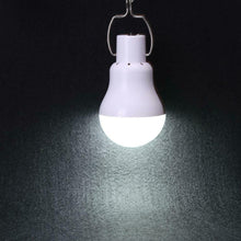 Carica l'immagine nel visualizzatore di Gallery, KK.BOL, lampadina a LED portatile con pannello solare, ricaricabile, per la...