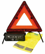 Carica l&#39;immagine nel visualizzatore di Gallery, Kit Sicurezza omologato: Triangolo Nano e Gilet d&#39;emergenza per auto