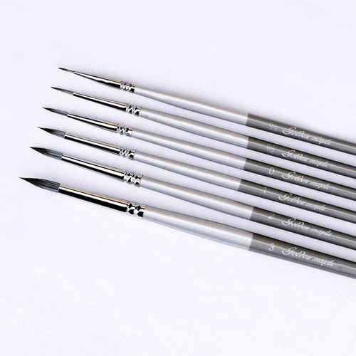 WLOT, Set di 6 pennelli in Miniatura per Dettagli, Modelli Warhammer,...