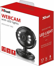 Carica l&#39;immagine nel visualizzatore di Gallery, Webcam per PC da 1.3 Megapixel Trust SpotLight Pro Luci LED Integrate Microfono