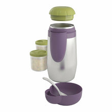 Carica l'immagine nel visualizzatore di Gallery, Portapappa Inox Step Up Family Chicco 601810 - Contiene 2 contenitori di cibo