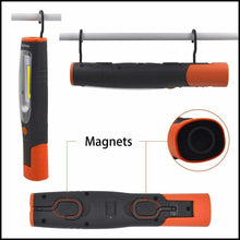 Carica l'immagine nel visualizzatore di Gallery, Lampada LED portatile da lavoro ricaricabile, Torcia magnetica magnetica da 4 W