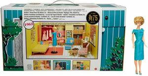 Barbie Casa dei Sogni Vintage, Riproduzione del 1962 con Bambola, 3 Abiti...