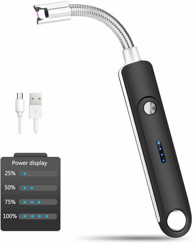 Accendino elettrico antivento con collo flessibile, Arco elettrico senza fiamma