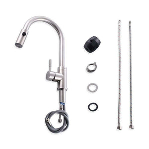 HOMELODY Miscelatore Cucina con Doccetta Estraibile Girevole a 360° 2...