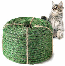 Carica l&#39;immagine nel visualizzatore di Gallery, JSPYFITS 6mm Corda in Sisal per Tiragraffi, 30m Naturale 30M, verde