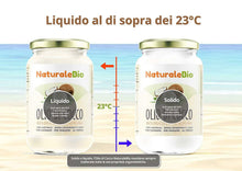 Carica l'immagine nel visualizzatore di Gallery, Olio di Cocco Biologico Extra Vergine 500 ml, Crudo e Spremuto a Freddo Organico