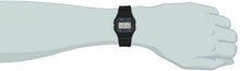 Carica l'immagine nel visualizzatore di Gallery, Orologio digitale Casio F-91W-1YER con cinturino in resina, Quadrante illuminato