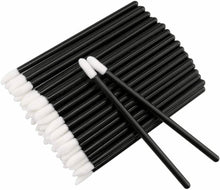 Carica l'immagine nel visualizzatore di Gallery, 100 x Pennello usa e getta per applicazione make up, Lip Gloss rossetto labbra