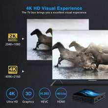 Carica l&#39;immagine nel visualizzatore di Gallery, Bqeel Android 10.0 TV Box R2 MAX, 4GB RAM 64GB ROM / CPU RK3318 64bit /Dual...