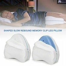 Carica l&#39;immagine nel visualizzatore di Gallery, CUSCINO PER GAMBE MEMORY FOAM SUPPORTO ORTOPEDICO GINOCCHIA SCHIENA