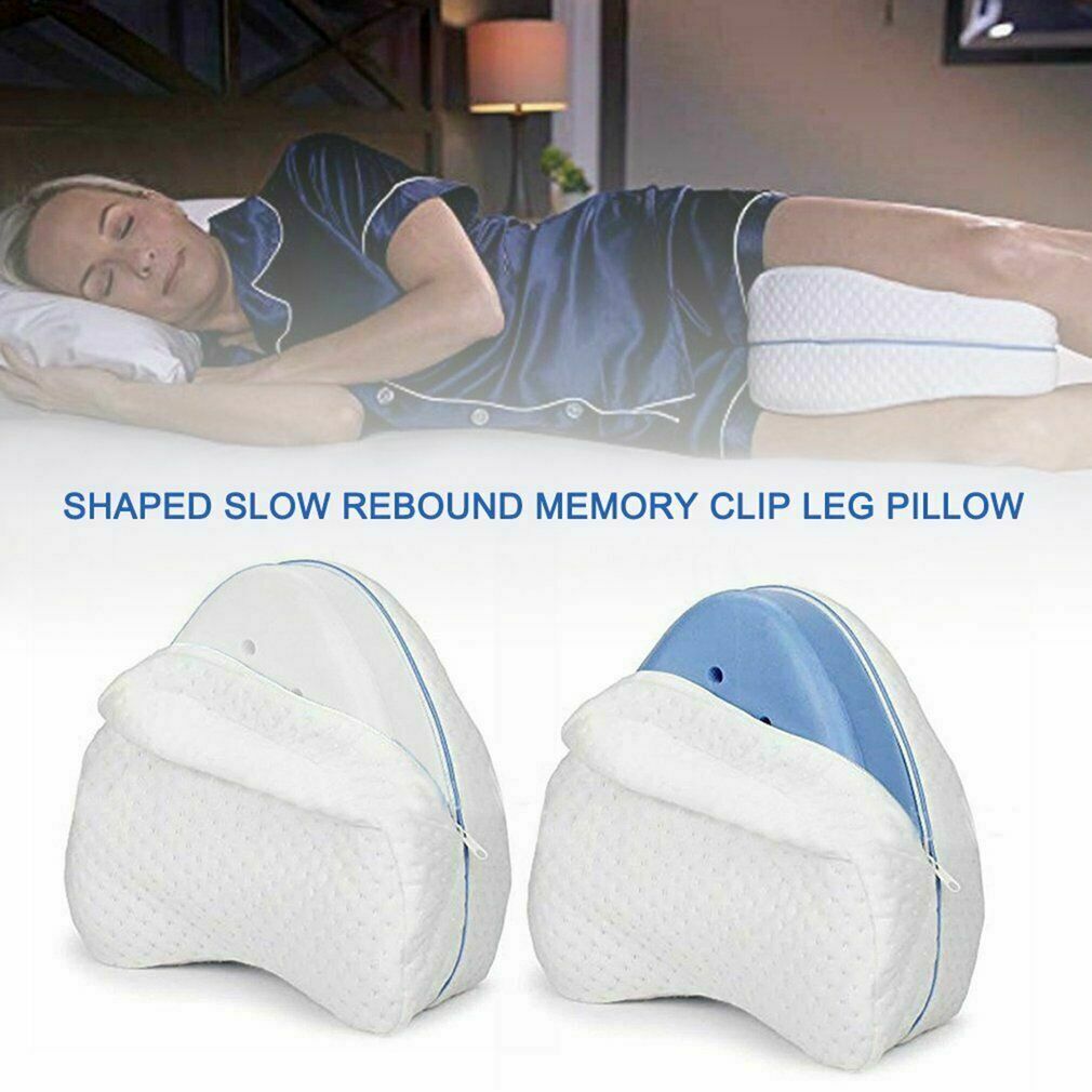 CUSCINO PER GAMBE MEMORY FOAM SUPPORTO ORTOPEDICO GINOCCHIA SCHIENA