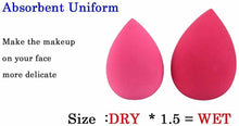 Carica l'immagine nel visualizzatore di Gallery, Bellixe Beauty Makeup Sponge Blender, senza lattice, morbida spugna 3-pack