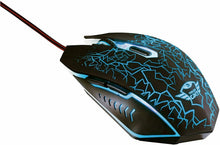 Carica l'immagine nel visualizzatore di Gallery, Mouse cablato da Gaming con 6 tasti e DPI regolabili fino a 2400, Illuminato LED