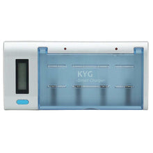 Carica l&#39;immagine nel visualizzatore di Gallery, Caricabatterie per Pile Ricaricabili Stilo AA/AAA/D/C/9V Con Display LCD