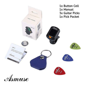 Asmuse Accordatore Clip per Chitarra Violino Ukulele Basso Elettrico...
