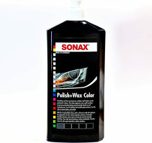 Carica l&#39;immagine nel visualizzatore di Gallery, Polish e cera lucidante per carrozzeria auto, SONAX 296100 Nero Bottiglia 500 ml