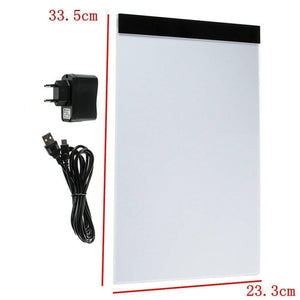 Tavoletta LED luminosa per ricalco A4, Con cavo USB 33.5 x 23.3 cm