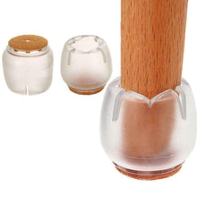 Carica l&#39;immagine nel visualizzatore di Gallery, Tappi per gambe in silicone sedie, piedini sedie adatto 21-25mm