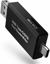 Carica l'immagine nel visualizzatore di Gallery, Hoonyer Lettore di Schede 3 in 1 Memoria SD/Micro SD e USB 2.0(3 1)