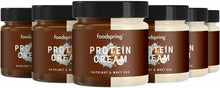 Carica l'immagine nel visualizzatore di Gallery, foodspring Crema Proteica Duo, 6 x 200g, Nocciola e 200 g (Confezione da 6)