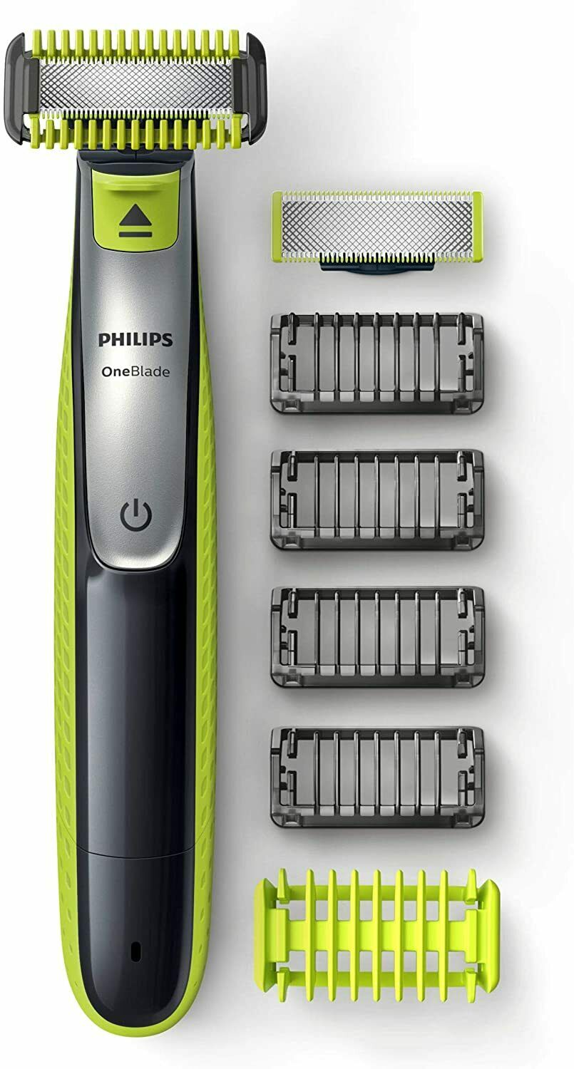 Rasoio elettrico Philips OneBlade QP2630/30 Wet&Dry + 2 testine per bo –