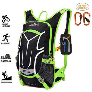 Keethem Zaino per Bici, Bicicletta da Ciclismo Traspirante Verde