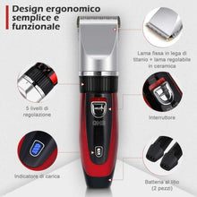 Carica l&#39;immagine nel visualizzatore di Gallery, GHB Tagliacapelli Elettrico Rasoio Set Clipper Capelli, Regolabarba Trimmer...
