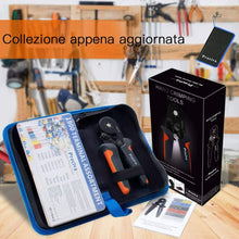 Carica l'immagine nel visualizzatore di Gallery, Pinza crimpatrice autoregolante con cricchetto con 1900 connettori varie misure