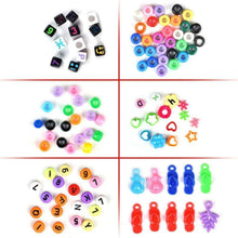 Carica l'immagine nel visualizzatore di Gallery, Queta 6800 DIY Elastici Loom Nastri Box Contenitore Braccialetto Collana...
