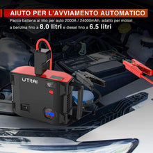 Carica l&#39;immagine nel visualizzatore di Gallery, UTRAI Jstar 5 Avviatore di Emergenza 4 in1 Pompa Aria Auto 150PSI JS 5-IT