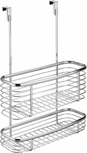 InterDesign Axis Cestello da Armadi X3, - 2 Ripiani, Argento