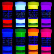 Carica l&#39;immagine nel visualizzatore di Gallery, neon nights 8 x Vernice Fosforescente Si Illumina Al Buio Neon Colorata...