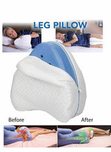 Carica l&#39;immagine nel visualizzatore di Gallery, CUSCINO PER GAMBE MEMORY FOAM SUPPORTO ORTOPEDICO GINOCCHIA SCHIENA