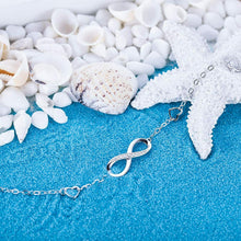 Carica l&#39;immagine nel visualizzatore di Gallery, Billie Bijoux 925 Argento sterling Braccialetto alla caviglia con A-silver