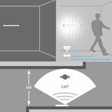 Carica l'immagine nel visualizzatore di Gallery, Lampada a 20 LED con sensore di movimento, alimentata a Batterie (non incl.)