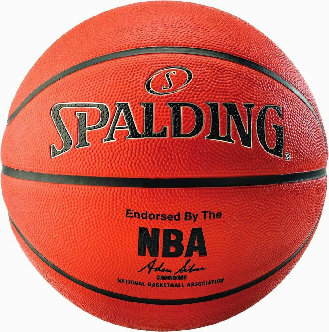 Palla da Basket Spalding NBA Silver Outdoor SZ.7 (83-494Z) Pallacanestro