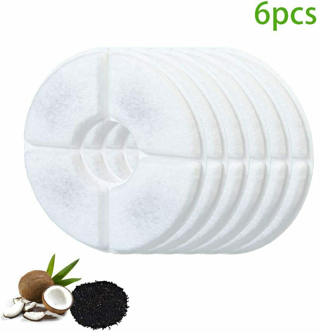 ZITFRI 6 PCS Filtri Fontana Gatto Filtro Fontanella per Gatti Cane Filtri...