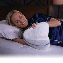 Carica l&#39;immagine nel visualizzatore di Gallery, CUSCINO PER GAMBE MEMORY FOAM SUPPORTO ORTOPEDICO GINOCCHIA SCHIENA